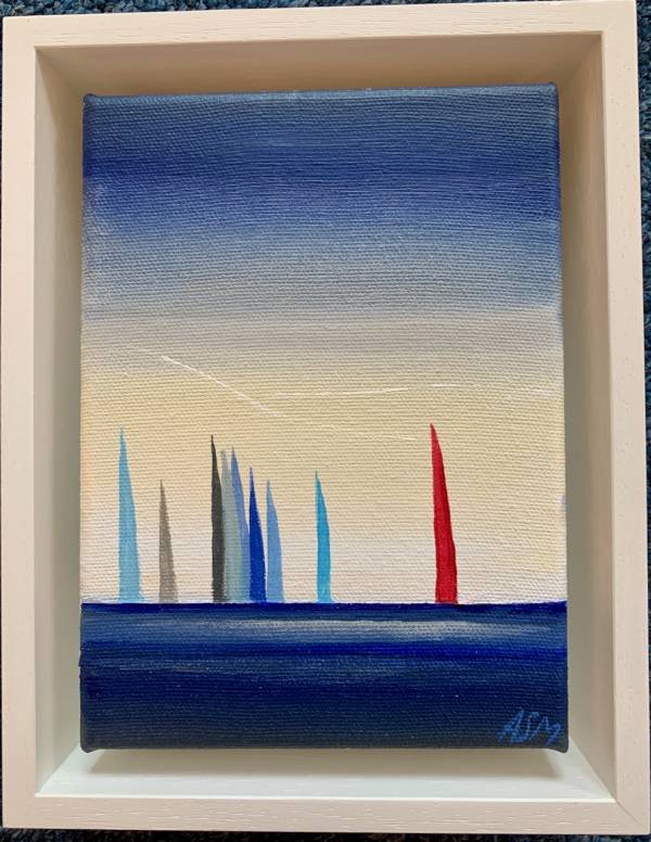 - Acrylic on Canvas, Painting by Annabel Menheneott, measuring 18 x 13 cm (H x W) framed at 22 x 17 cm £275